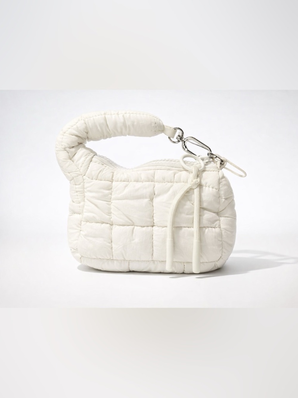 Quilted Mini Bag in Cream‎ Color-NWT